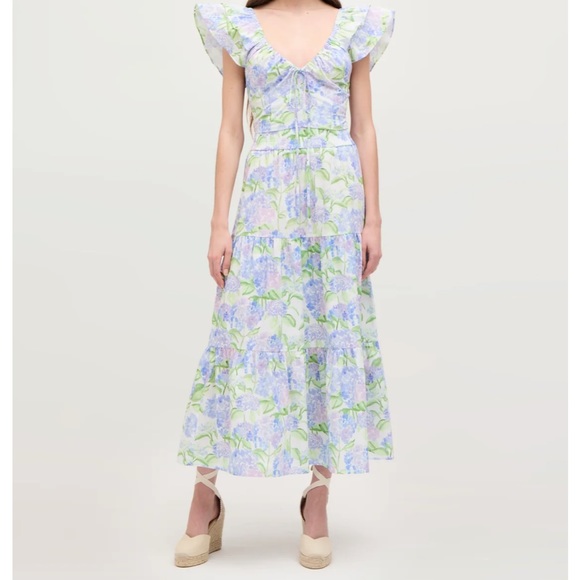 Hill House Home Alexa Top NWT Blue Mosaic - Picture 6 of 10